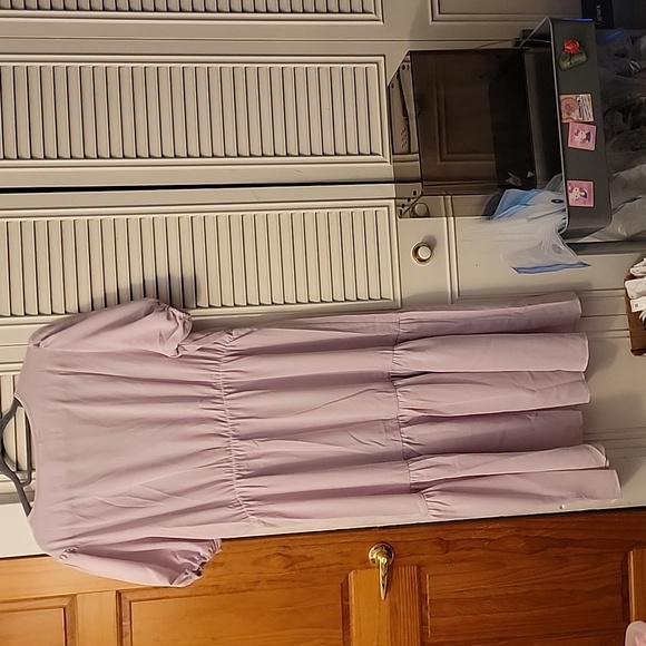 Puff Sleeve Midi Dress - Picture 14 of 17